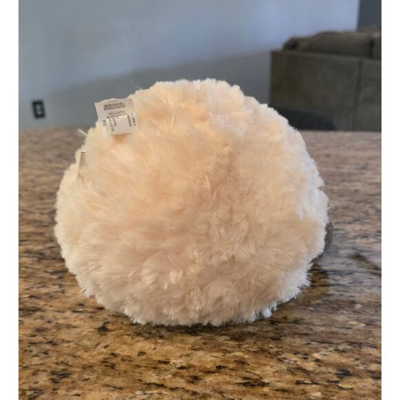 Pier 1 One Imports Soft PLUSH sheep cream‎ lamb hattie plaid bow - Picture 4 of 6